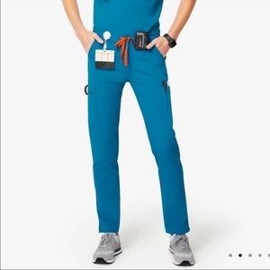 Yola™ Skinny Scrub Pants Alps Blue Small Tall